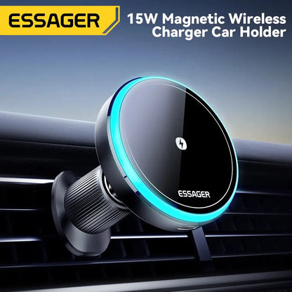 ESSAGER Magnetic Wireless Charger & Phone Holder for Car JP Electronics