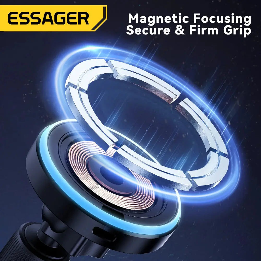 ESSAGER Magnetic Wireless Charger & Phone Holder for Car JP Electronics