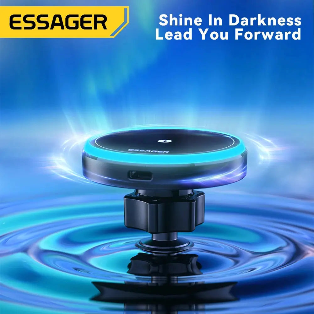 ESSAGER Magnetic Wireless Charger & Phone Holder for Car JP Electronics